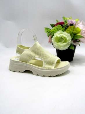 Sandały damskie na koturnie (36-41) WW-107 BEIGE