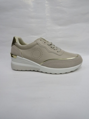 Buty sportowe damskie na koturnie (36-41) XBC23201 BEIGE