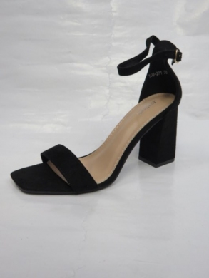 Sandały damskie na obcasie (36-41) 100-271 BLACK