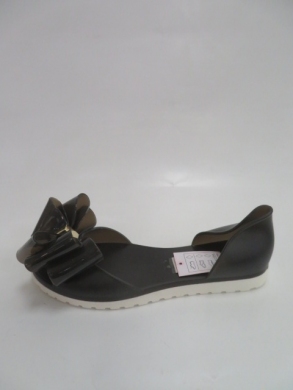 Baleriny damskie (36-41) S5-31 BLACK/BLACK