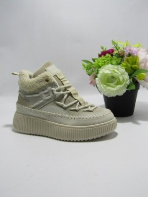 Buty sportowe damskie ocieplane (36-41) 24001 KHAKI