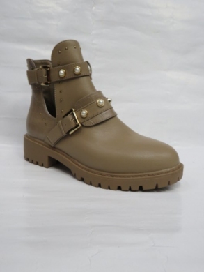 Botki damskie na płaskim (36-41) M327 CAPPUCINO