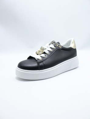 Buty sportowe damskie na płaskim (36-41) EV392 BLACK