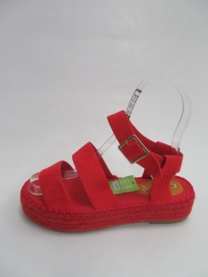 Sandały damskie na płaskim (36-41) 164 RED