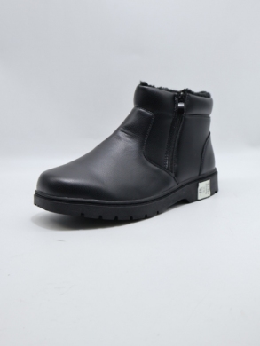 Botki męskie ocieplane (40-45) A-5A BLACK