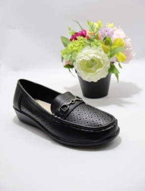 Półbuty damskie na koturnie (36-41) TB3-012 BLACK
