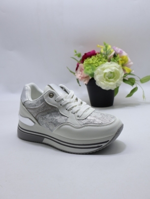 Buty sportowe damskie na płaskim (36-41) WW-245 WHITE
