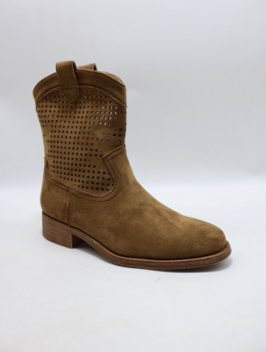 Botki damskie na płaskim (36-41) Y83 KHAKI