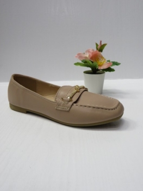 Mokasyny damskie na płaskim (36-41) LS5389 KHAKI