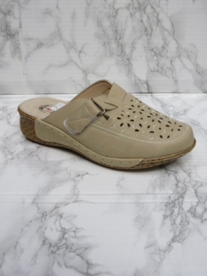 Klapki damskie na koturnie (36-41) J6-13 KHAKI