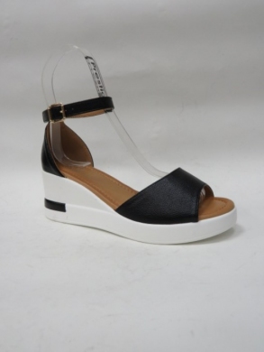 Sandały damskie na koturnie (36-41) YO-933 BLACK