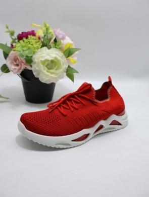 Buty sportowe damskie na płaskim (36-41) REB055 RED