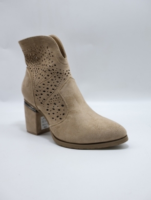 Botki damskie na obcasie (36-41) 2321 KHAKI