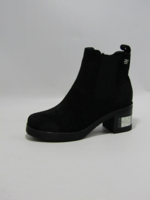 Botki damskie ocieplane na obcasie (36-41) SA3107-10 BLACK