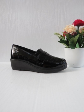 Mokasyny damskie na koturnie (36-41) 732 BLACK