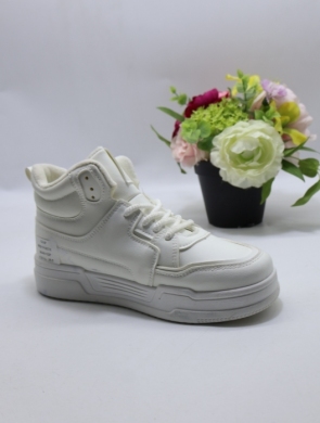 Buty sportowe damskie na płaskim (36-41) 8929 WHITE