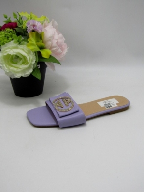 Klapki damskie na płaskim (36-41) YU-210 PURPLE