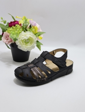 Sandały damskie na płaskim (36-42) 21309-1 BLACK