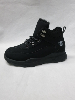 Buty sportowe chłopięce ocieplane (30-35) XHB18-1 BLACK