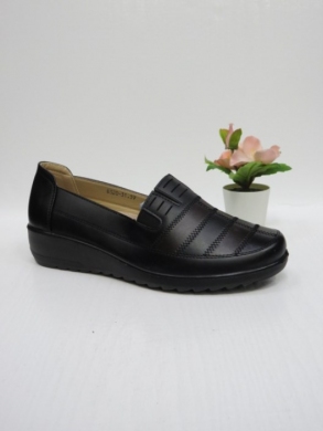 Mokasyny damskie na koturnie (36-42) 8320-31 BLACK