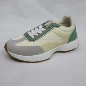 Buty sportowe damskie na płaskim (36-41) 8825-SP GREEN