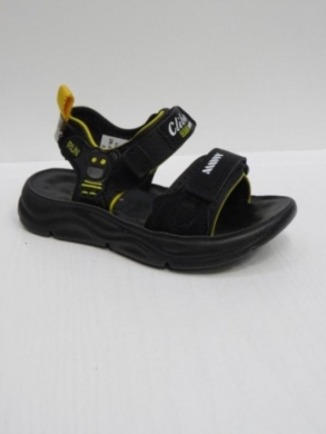 Sandały chłopięce (26-31) ZB64 BLACK/YELLOW