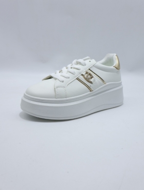 Buty sportowe damskie na płaskim (36-41) EL-013 WHITE