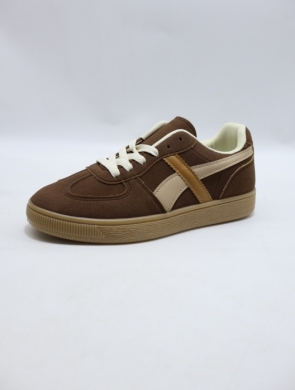 Buty sportowe damskie na płaskim (36-41) BO-191 BROWN