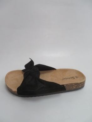 Klapki damskie na płaskim (36-41) ZCK02 BLACK