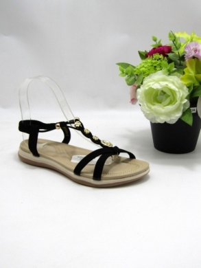 Sandały damskie na płaskim (36-41) FY7059-1 BLACK