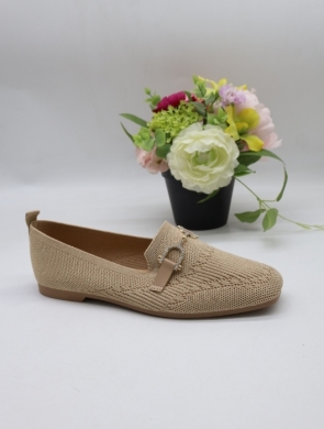 Mokasyny damskie na płaskim (36-41) PS770-9 CAMEL