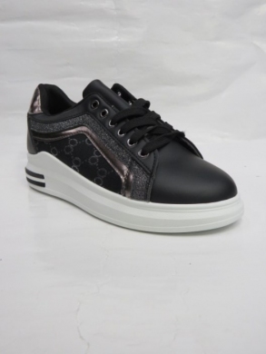 Buty sportowe damskie na płaskim (36-41) BO-816 BLACK