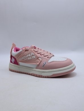 Buty sportowe damskie na płaskim (36-41) XHB-200 WH/PINK