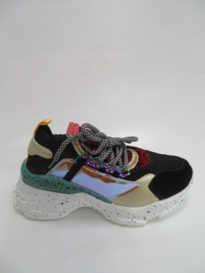 Sneakersy damskie niskie (36-41) RA25005 BLACK
