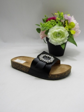 Klapki damskie na płaskim (36-41) 8075 BLACK