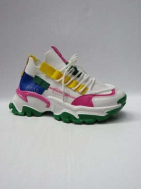 Buty sportowe damskie na płaskim (36-41) BL322 GREEN