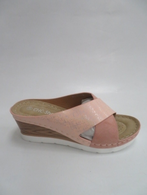 Klapki damskie na koturnie (36-41) N21-693 PINK