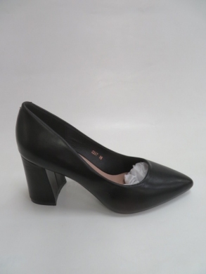Czółenki damskie na obcasie (36-41) 2207 BLACK