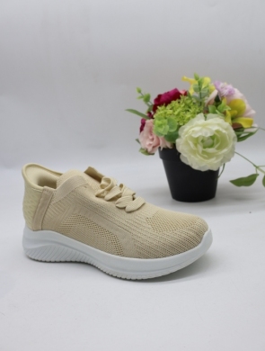 Buty sportowe damskie na płaskim (36-41) L8010 BEIGE