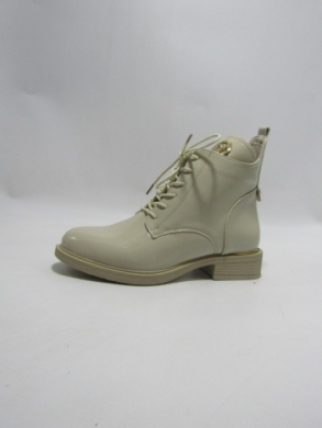 Botki damskie ocieplane na płaskim (36-41) 6031-3 BEIGE