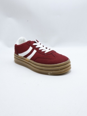 Buty sportowe damskie na płaskim (36-41) M520 WINE
