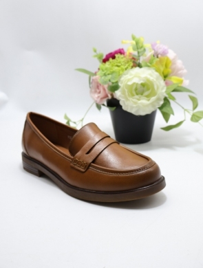 Półbuty damskie na płaskim (36-41) YCC-118 CAMEL