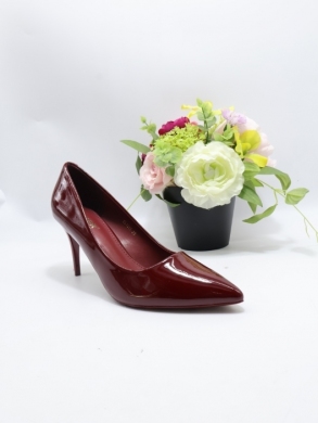 Czółenki damskie na szpilce (36-41) EL-1611 WINE