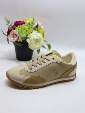 Buty sportowe damskie na płaskim (36-41) 6450 KHAKI