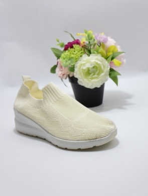 Buty sportowe damskie na koturnie (36-41) X4042 BEIGE
