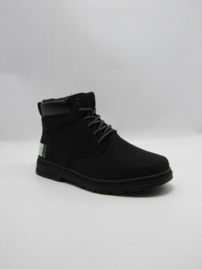 Botki męskie ocieplane (40-46) 31130-1 BLACK