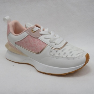 Buty sportowe damskie na płaskim (36-41) 1008-3 PINK