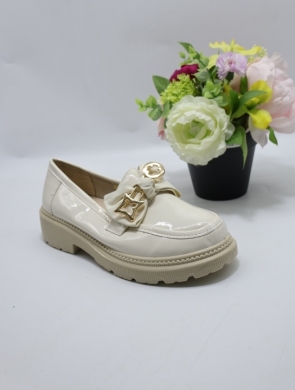 Mokasyny damskie na płaskim (36-41) W106 BEIGE