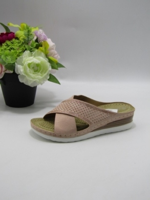 Klapki damskie na koturnie (36-41) N24-1066 PINK