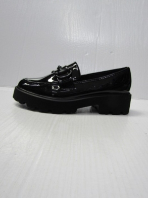 Mokasyny damskie na płaskim (36-41) YDF-26B BLACK